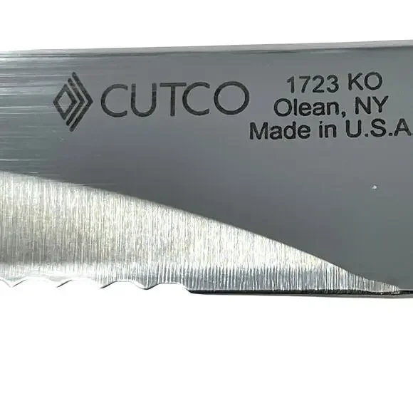 Cutco #1834CD Premium Carving Set Open Gift Box 9” Carver Knife & Fork USA - Picture 6 of 13
